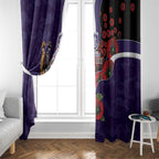 Fremantle Dockers ANZAC Personalised Window Curtain Lest We Forget Poppy Camo