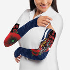 Geelong Cats ANZAC Personalised Arm Sleeves Lest We Forget Poppy Camo