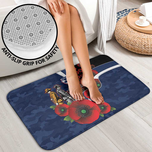 Geelong Cats ANZAC Personalised Bathroom Set Lest We Forget Poppy Camo