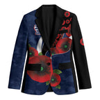 Geelong Cats ANZAC Personalised Blazer Lest We Forget Poppy Camo