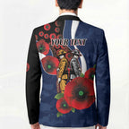 Geelong Cats ANZAC Personalised Blazer Lest We Forget Poppy Camo