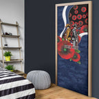 Geelong Cats ANZAC Personalised Door Cover Lest We Forget Poppy Camo