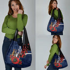 Geelong Cats ANZAC Personalised Grocery Bag Lest We Forget Poppy Camo