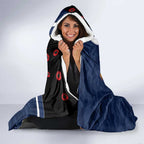 Geelong Cats ANZAC Personalised Hooded Blanket Lest We Forget Poppy Camo