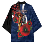 Geelong Cats ANZAC Personalised Kimono Lest We Forget Poppy Camo