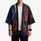 Geelong Cats ANZAC Personalised Kimono Lest We Forget Poppy Camo