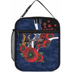 Geelong Cats ANZAC Personalised Lunch Bag Lest We Forget Poppy Camo