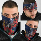 Geelong Cats ANZAC Personalised Neck Gaiter Lest We Forget Poppy Camo