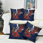 Geelong Cats ANZAC Personalised Pillow Cover Lest We Forget Poppy Camo