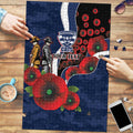 Geelong Cats ANZAC Personalised Puzzle Lest We Forget Poppy Camo
