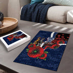 Geelong Cats ANZAC Personalised Puzzle Lest We Forget Poppy Camo