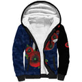 Geelong Cats ANZAC Personalised Sherpa Hoodie Lest We Forget Poppy Camo
