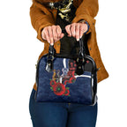 Geelong Cats ANZAC Personalised Shoulder Handbag Lest We Forget Poppy Camo