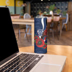Geelong Cats ANZAC Personalised Skinny Tumbler Lest We Forget Poppy Camo