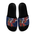 Geelong Cats ANZAC Personalised Slide Sandals Lest We Forget Poppy Camo