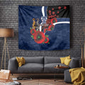 Geelong Cats ANZAC Personalised Tapestry Lest We Forget Poppy Camo