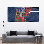 Geelong Cats ANZAC Personalised Tapestry Lest We Forget Poppy Camo