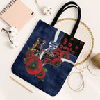 Geelong Cats ANZAC Personalised Tote Bag Lest We Forget Poppy Camo