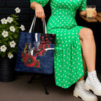 Geelong Cats ANZAC Personalised Tote Bag Lest We Forget Poppy Camo