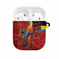 Gold Suns ANZAC Personalised AirPods Case Lest We Forget Poppy Camo