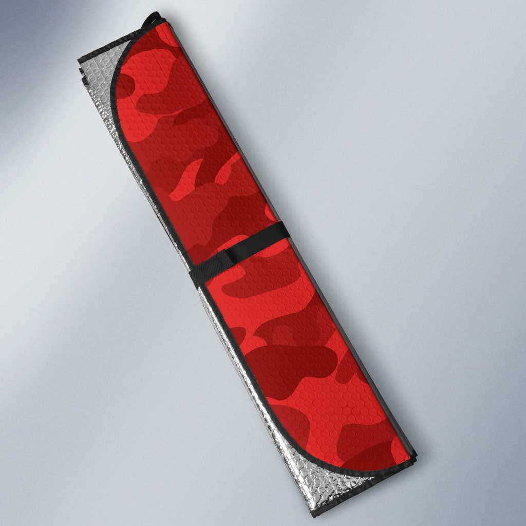 Gold Suns ANZAC Personalised Auto Sun Shade Lest We Forget Poppy Camo