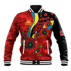 Gold Suns ANZAC Personalised Baseball Jacket Lest We Forget Poppy Camo