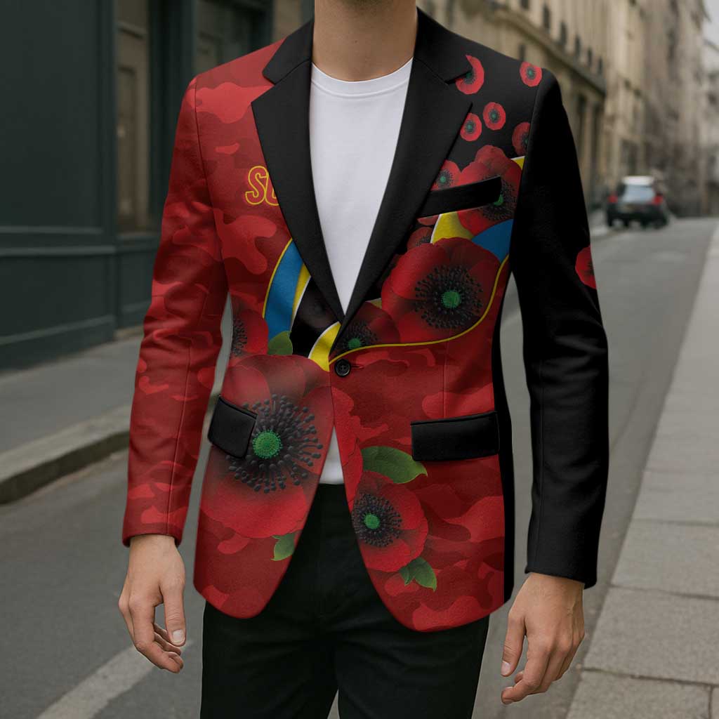 Gold Suns ANZAC Personalised Blazer Lest We Forget Poppy Camo