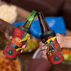 Gold Suns ANZAC Personalised 4 in 1 Can Cooler Tumbler Lest We Forget Poppy Camo