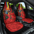 Gold Suns ANZAC Personalised Car Seat Cover Lest We Forget Poppy Camo