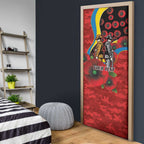 Gold Suns ANZAC Personalised Door Cover Lest We Forget Poppy Camo