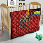 Gold Suns ANZAC Personalised Quilt Lest We Forget Poppy Camo