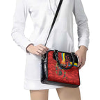 Gold Suns ANZAC Personalised Shoulder Handbag Lest We Forget Poppy Camo