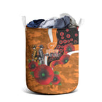 Greater Giants ANZAC Personalised Laundry Basket Lest We Forget Poppy Camo