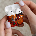Greater Giants ANZAC Personalised AirPods Case Lest We Forget Poppy Camo