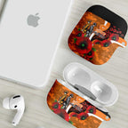 Greater Giants ANZAC Personalised AirPods Case Lest We Forget Poppy Camo