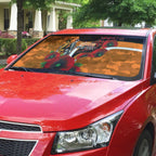 Greater Giants ANZAC Personalised Auto Sun Shade Lest We Forget Poppy Camo