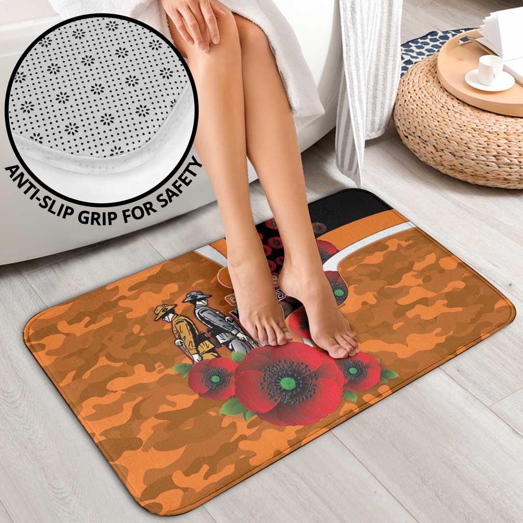 Greater Giants ANZAC Personalised Bathroom Set Lest We Forget Poppy Camo