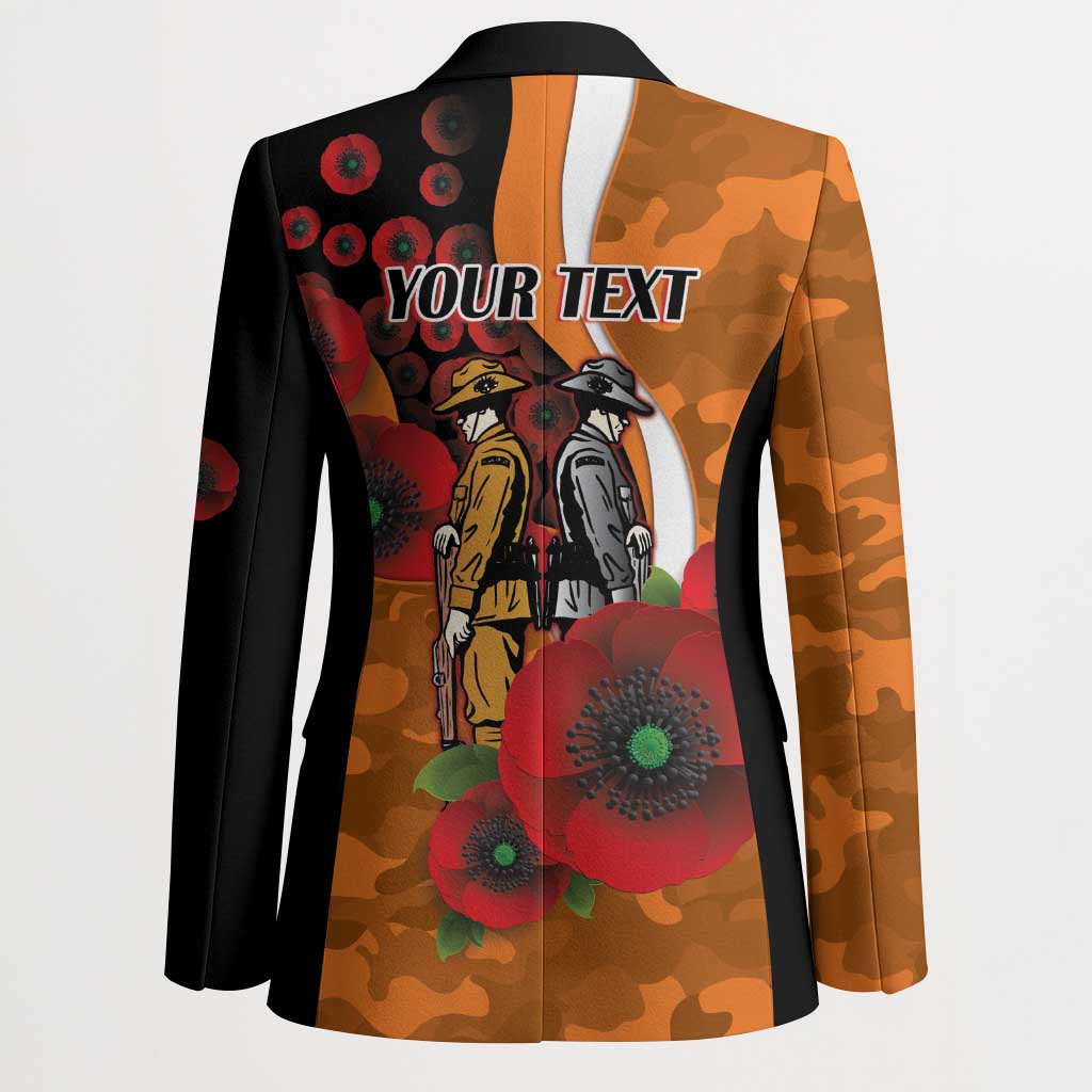 Greater Giants ANZAC Personalised Blazer Lest We Forget Poppy Camo
