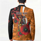 Greater Giants ANZAC Personalised Blazer Lest We Forget Poppy Camo