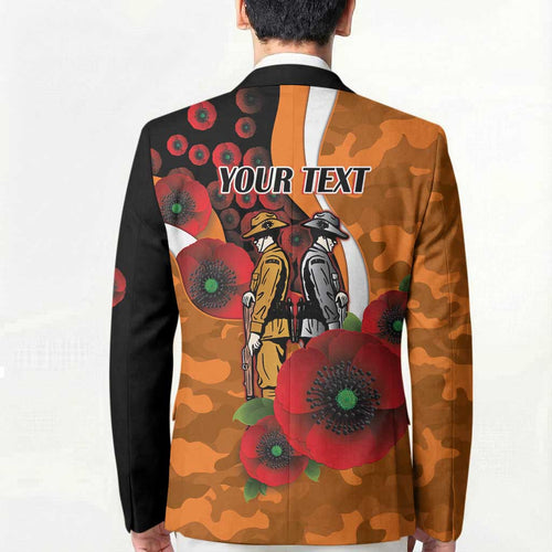 Greater Giants ANZAC Personalised Blazer Lest We Forget Poppy Camo