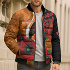 Greater Giants ANZAC Personalised Bomber Puffer Jacket Lest We Forget Poppy Camo