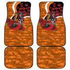 Greater Giants ANZAC Personalised Car Mats Lest We Forget Poppy Camo