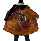Greater Giants ANZAC Personalised Cloak Lest We Forget Poppy Camo