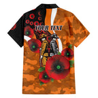 Greater Giants ANZAC Personalised Family Matching Mermaid Dress and Hawaiian Shirt Lest We Forget Poppy Camo