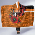 Greater Giants ANZAC Personalised Hooded Blanket Lest We Forget Poppy Camo