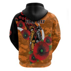 Greater Giants ANZAC Personalised Hoodie Lest We Forget Poppy Camo