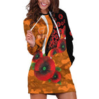 Greater Giants ANZAC Personalised Hoodie Dress Lest We Forget Poppy Camo