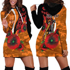 Greater Giants ANZAC Personalised Hoodie Dress Lest We Forget Poppy Camo