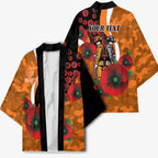 Greater Giants ANZAC Personalised Kimono Lest We Forget Poppy Camo