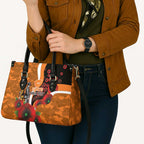 Greater Giants ANZAC Personalised Leather Bag Lest We Forget Poppy Camo